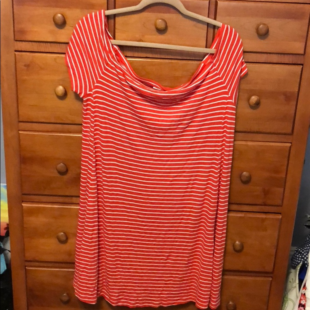 Cute off the shoulder mini dress